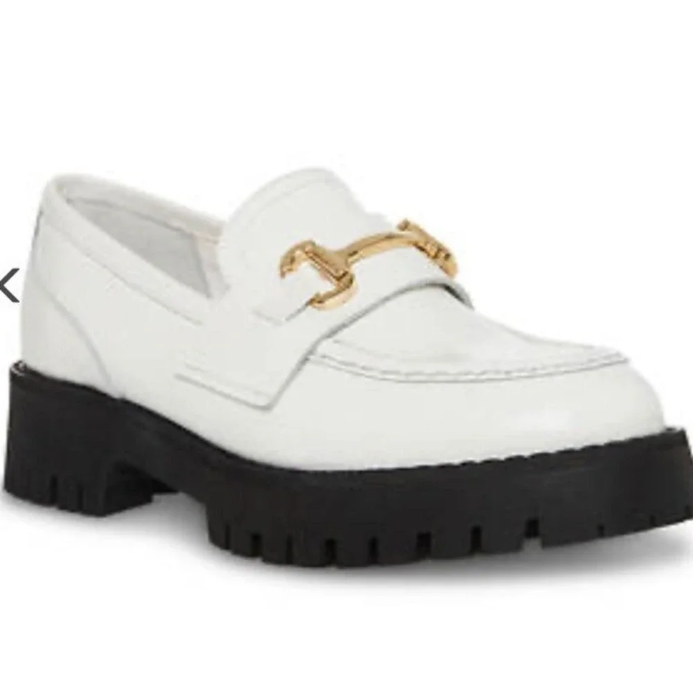 Steve Madden White Lando Loafer size‎ 7.5